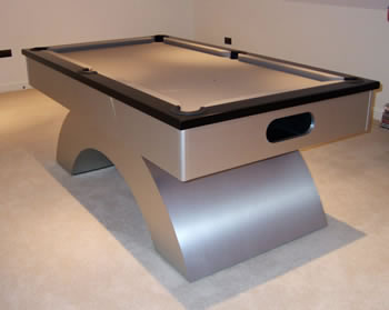 contemporary pool table with camel pool table cloth